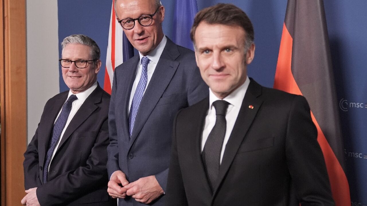 The leaders of Germany, Britain and France are expected to be present