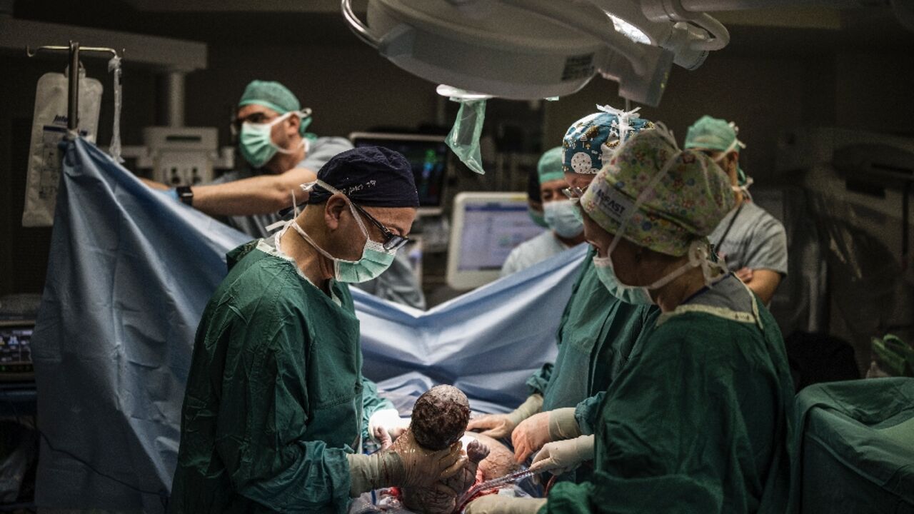 Fearful of Hezbollah rocket strikes, Israeli mums in the northern city of Haifa are giving birth in bunkers under their maternity hospitals