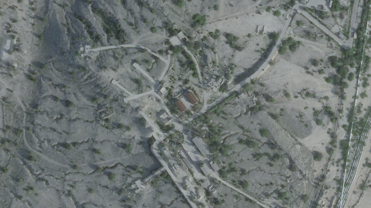 A satellite image of Kharg Island, Iran, before U.S. strikes, February 25, 2026. 2026 Planet Labs PBC/Handout via REUTERS