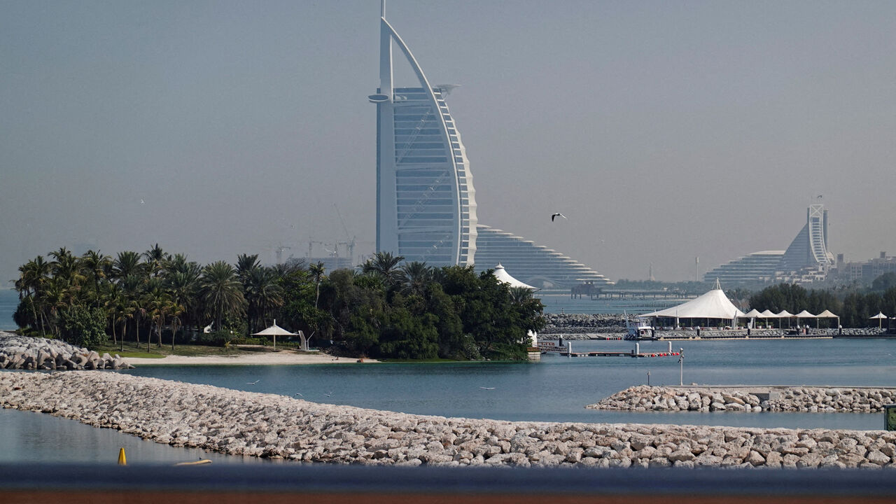 FILE PHOTO: Burj Al Arab stands, after an Iranian attack, following United States and Israel strikes on Iran, in Dubai, United Arab Emirates, March 1, 2026. REUTERS/Amr Alfiky/File Photo