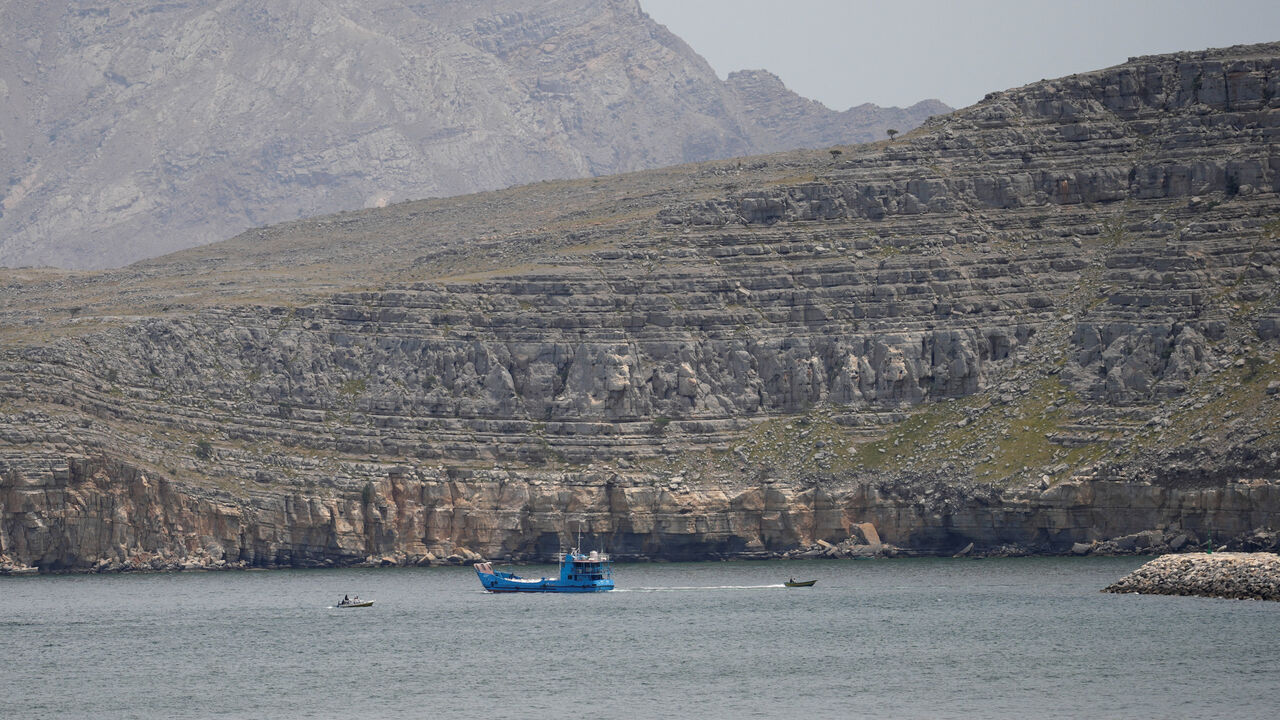 Ships and boats in the Strait of Hormuz, Musandam, Oman, April 22, 2026. REUTERS/Stringer
