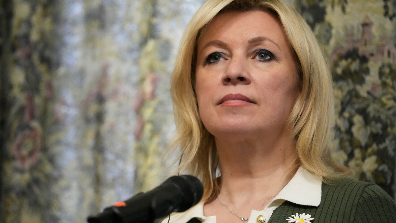 Russia's Foreign Ministry Spokeswoman Maria Zakharova attends a joint news conference of Egyptian Foreign Minister Badr Abdelatty and Russian Foreign Minister Sergei Lavrov following their meeting in Moscow, Russia April 3, 2026. Pavel Bednyakov/Pool via REUTERS/File Photo