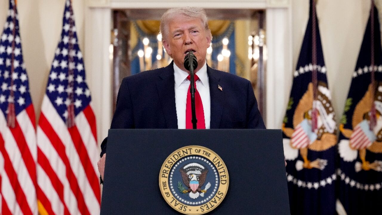 President Donald Trump told Americans that while the United States was close to achieving its mission objectives in the war against Iran, US forces would hit the Islamic republic 'extremely hard' over the next two to three weeks