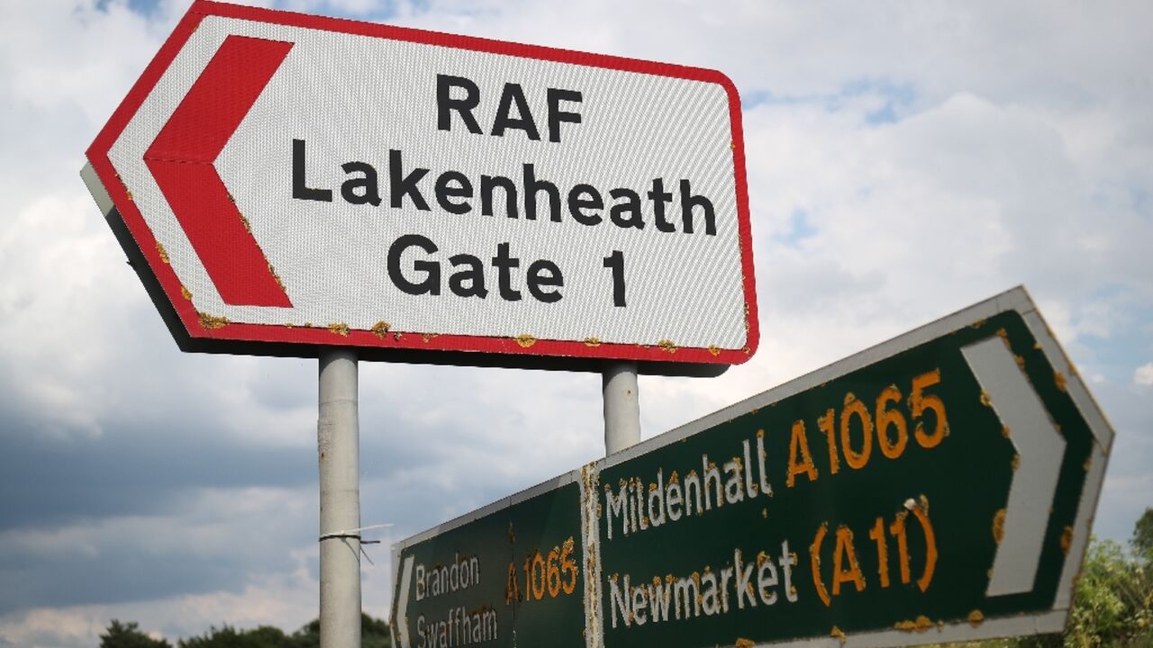 The base near the village of Lakenheath hosts US Air Force fighters