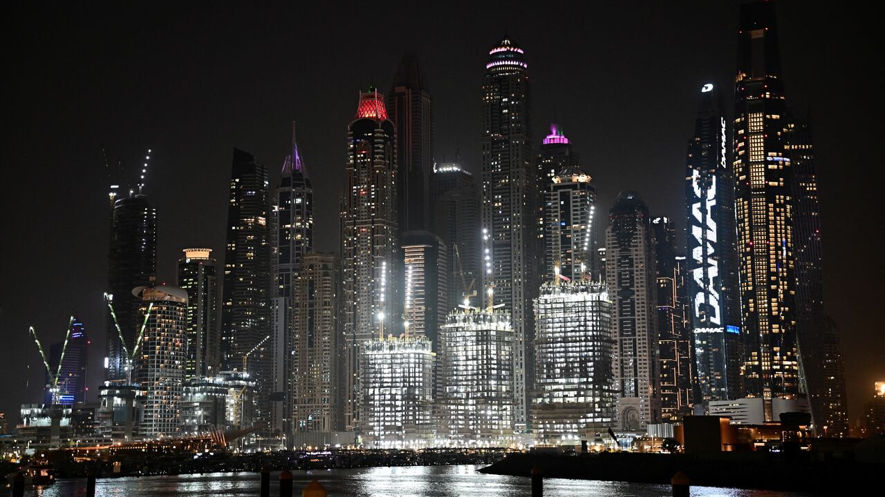 A view of Dubai Marina in Dubai on March 3, 2026. 