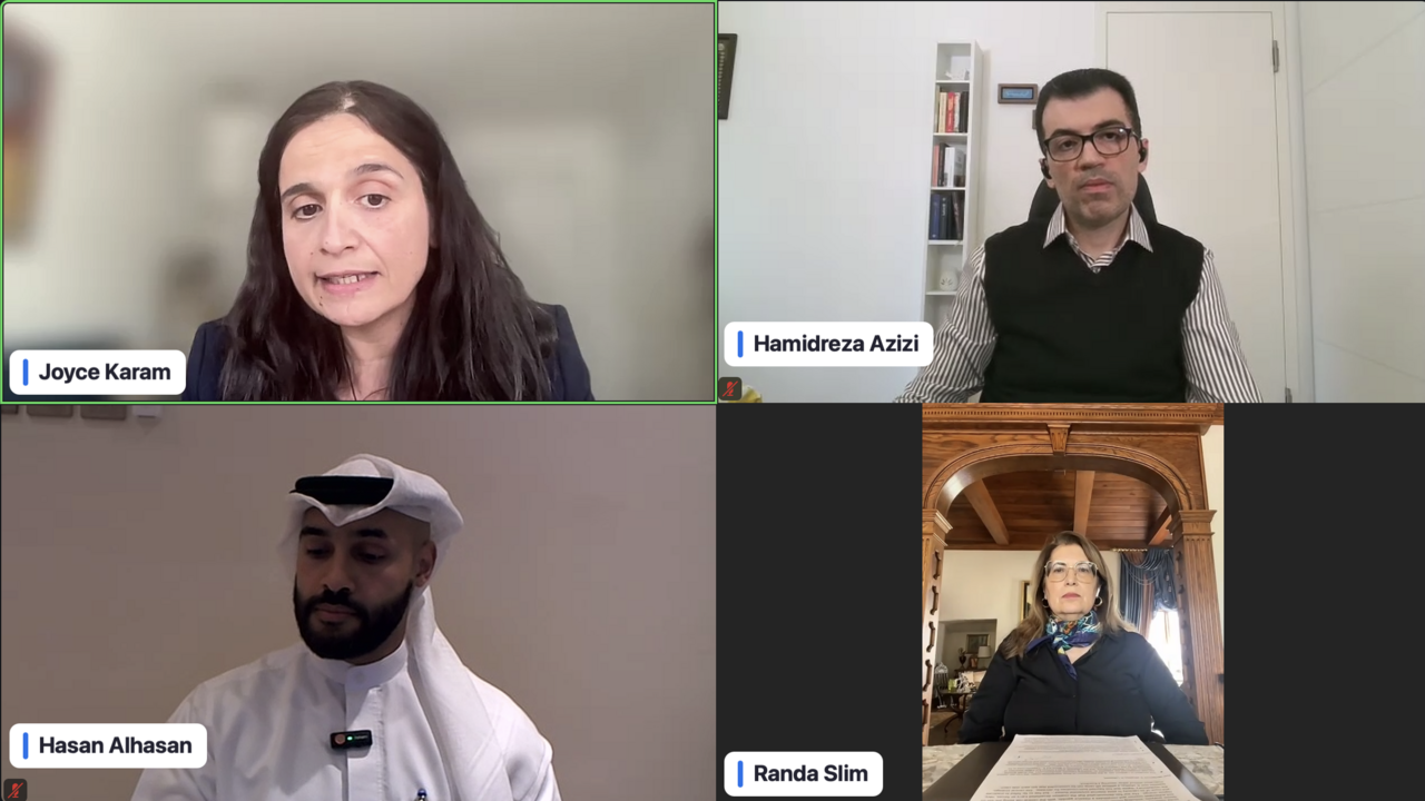 Joyce Karam, Randa Slim, Hamidreza Azizi, Hasan Alhasan