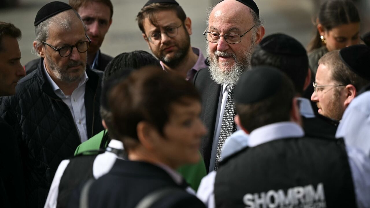 'Such attacks need to stop now,' said Britain's chief rabbi Ephraim Mirvis
