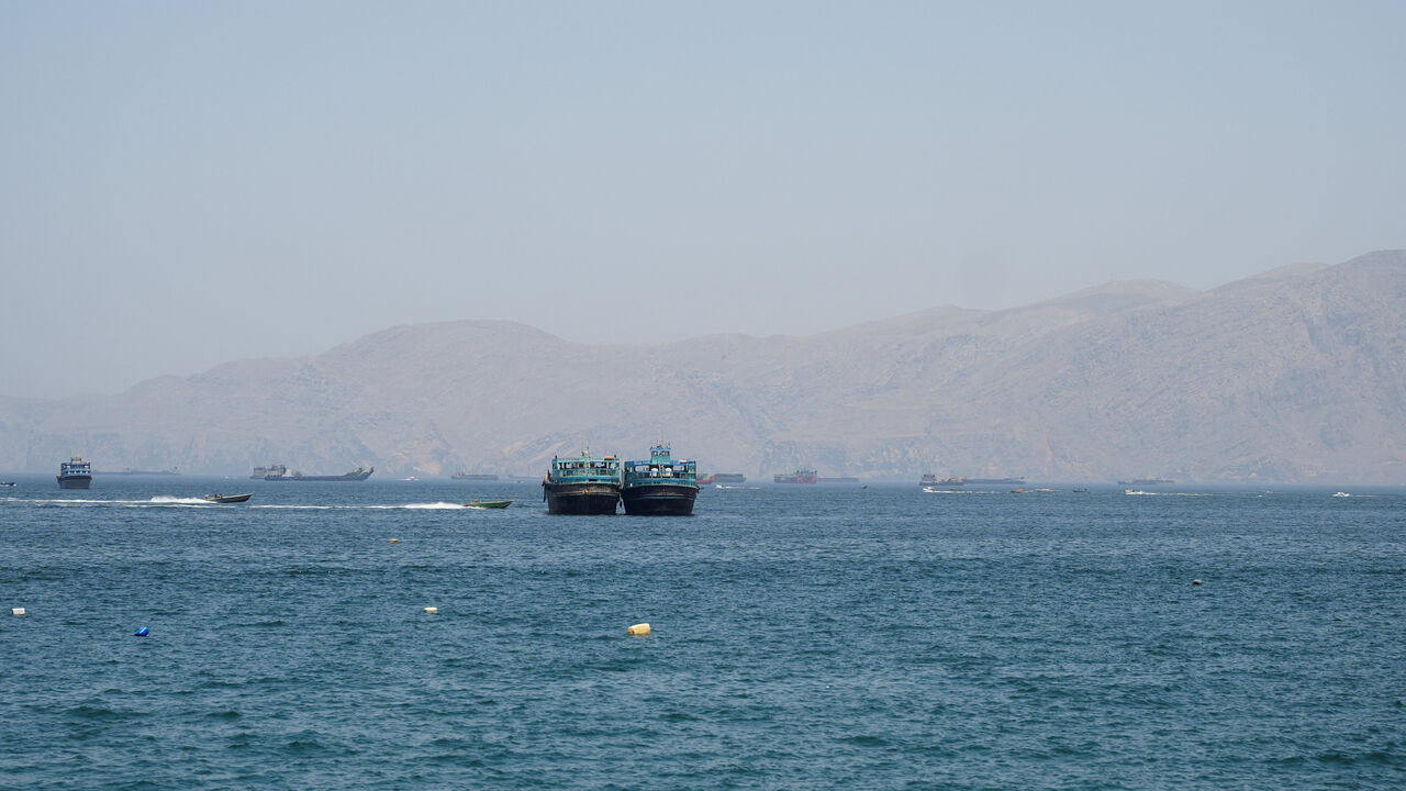 Vessels in the Strait of Hormuz, Musandam, Oman, May 6, 2026. REUTERS/Stringer