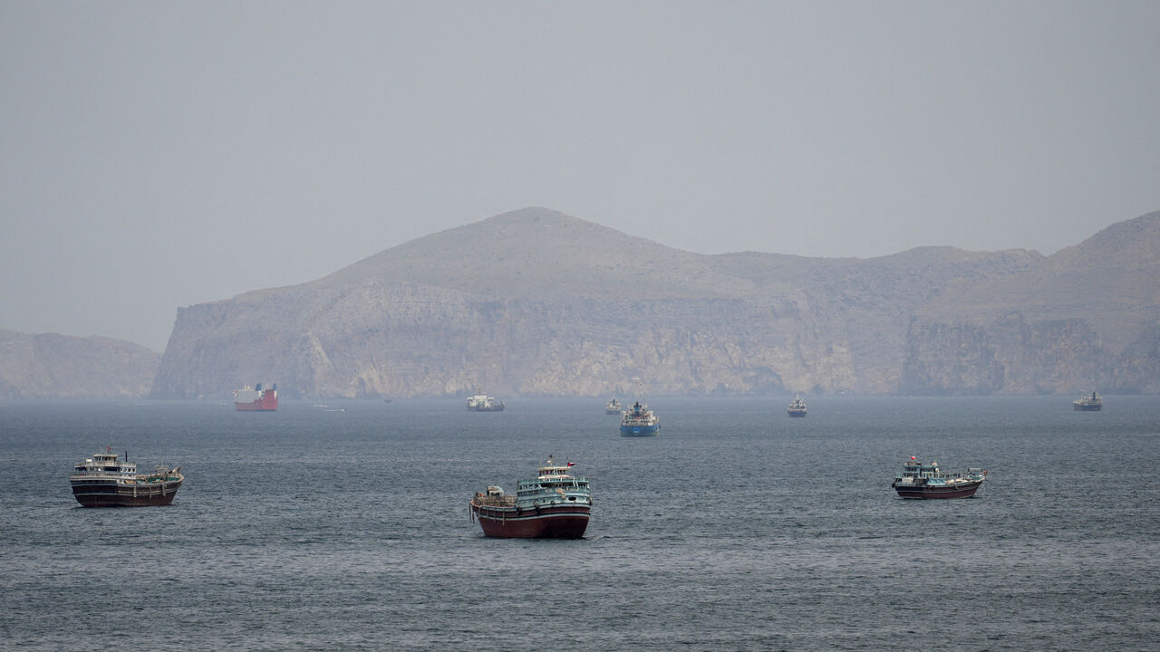 Ships and boats in the Strait of Hormuz, Musandam, Oman, April 22, 2026. REUTERS/Stringer