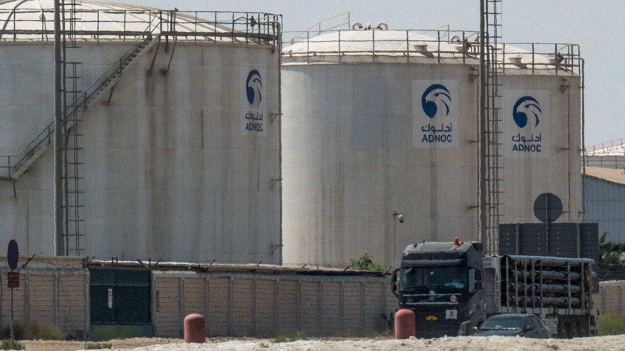 An ADNOC Gas subsidiary of the Abu Dhabi National Oil Company facility in Abu Dhabi, March 3, 2026.