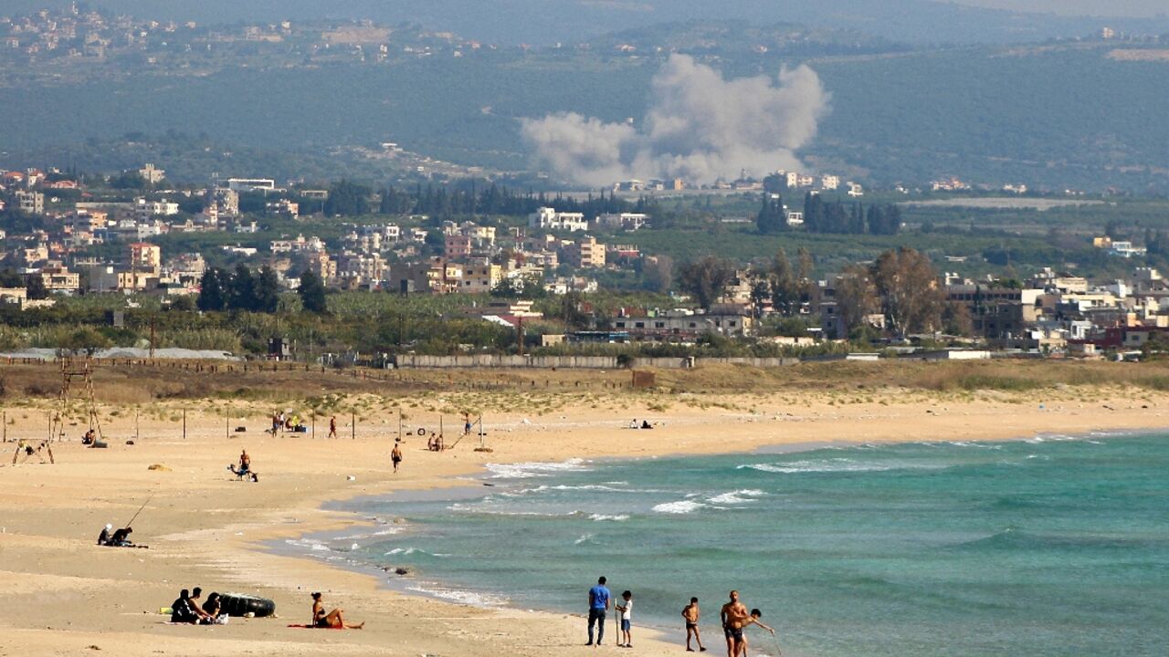 Israel has continued to carry out strikes in southern Lebanon, with Hezbollah retaliating with missiles launched at a military base