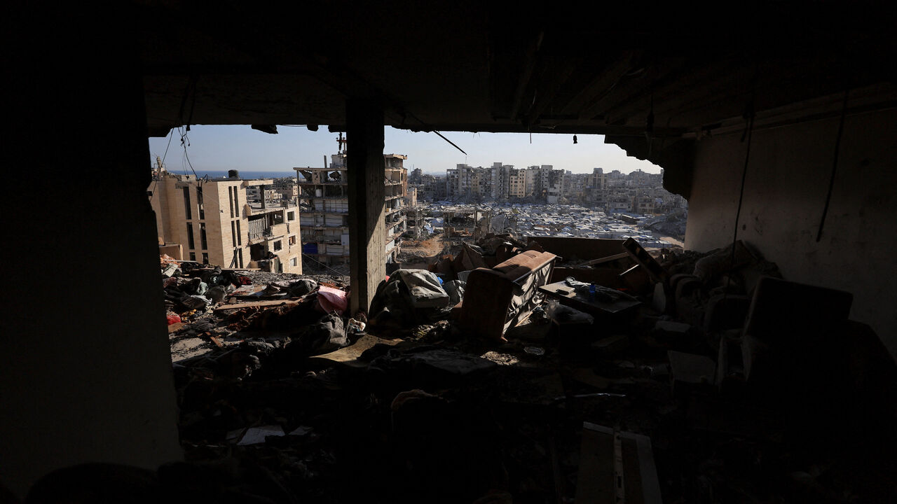 People's belongings lie scattered at the site of an Israeli strike on an apartment in Gaza City, June 4, 2026. REUTERS/Dawoud Abu Alkas