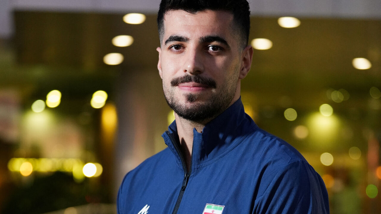 Iran national soccer player Saeid Ezzatollahi attends an interview with Reuters at the team's hotel in Tijuana, where a small Iranian community reflects broader political divisions within the diaspora ahead of the team’s World Cup campaign, in Tijuana, Mexico, June 11, 2026. REUTERS/Aimee Melo