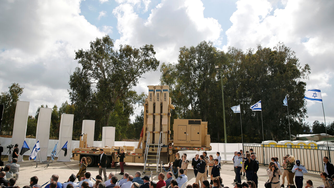 A "David's Sling" launcher system can be seen during a ceremony in which Israel declared its "David's Sling" intermediate-range air defence shield fully operational, at Hatzor air base in southern Israel April 2, 2017. REUTERS/Amir Cohen