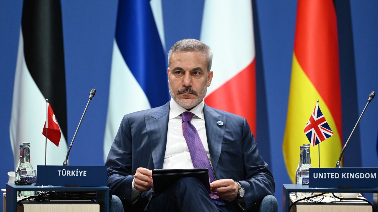 Turkey's Foreign Minister Hakan Fidan attends the NATO Foreign Ministers' meeting in Helsingborg, Sweden, on May 22, 2026.