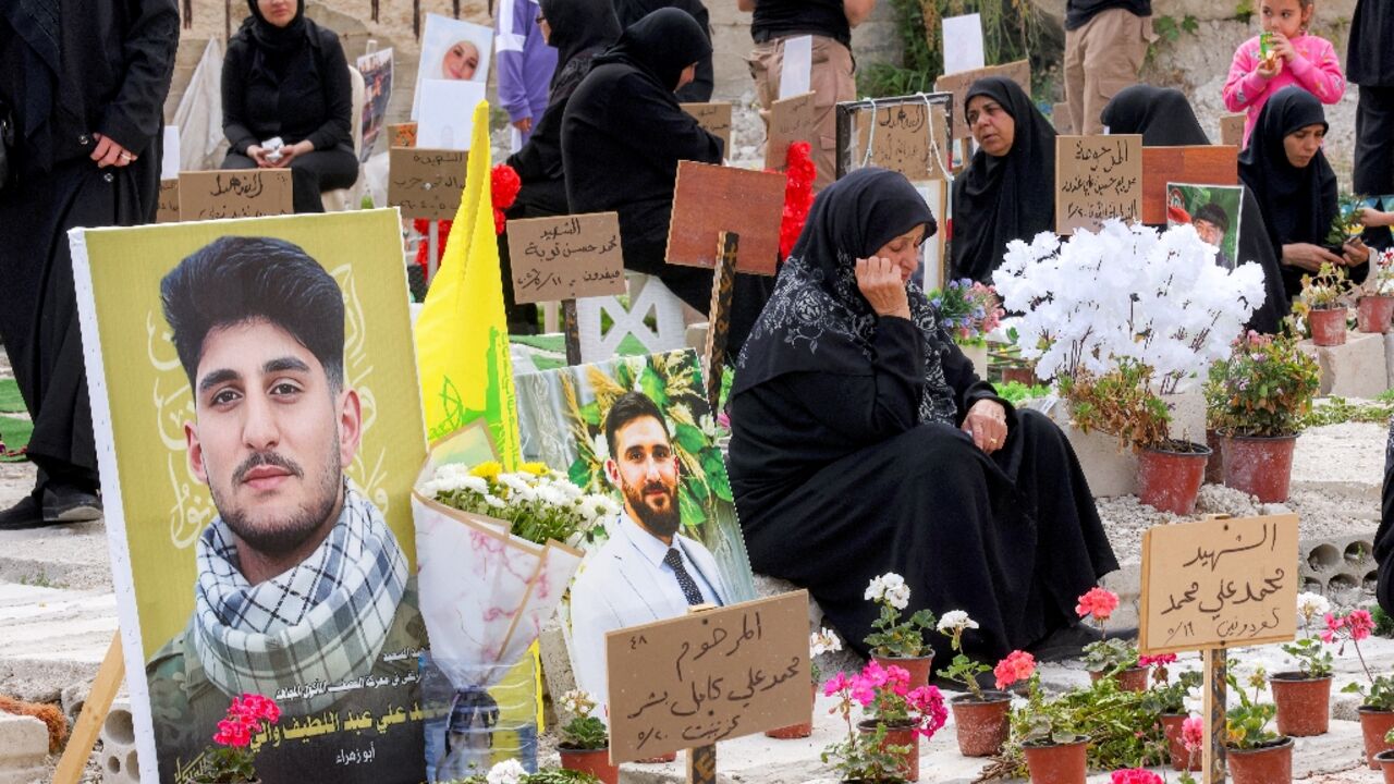 Many relatives of Lebanese killed in Israel's war on Hezbollah have been unable to return to their home villages to mourn 