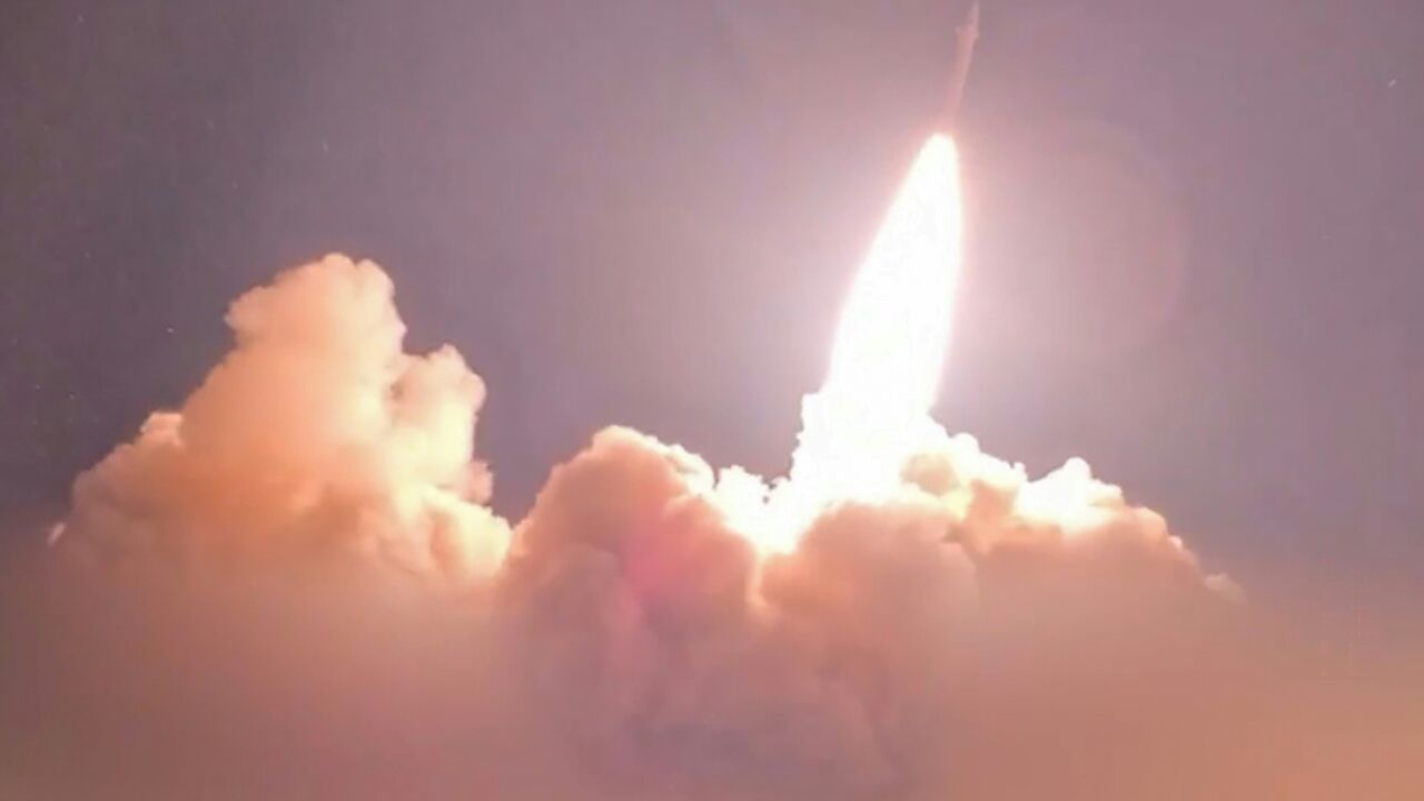 Iran has launched a barrage of missiles at US allies in the Gulf