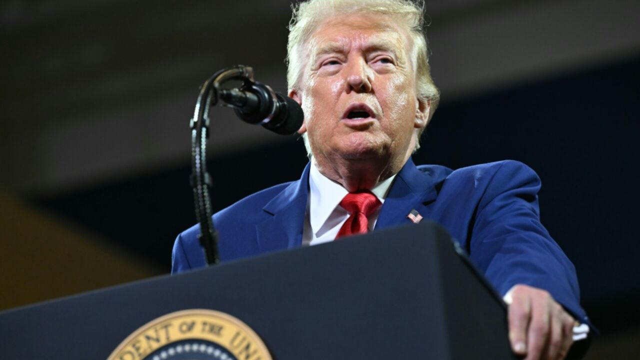 President Donald Trump said the United States is 'not finished at all' with its attacks on Iran