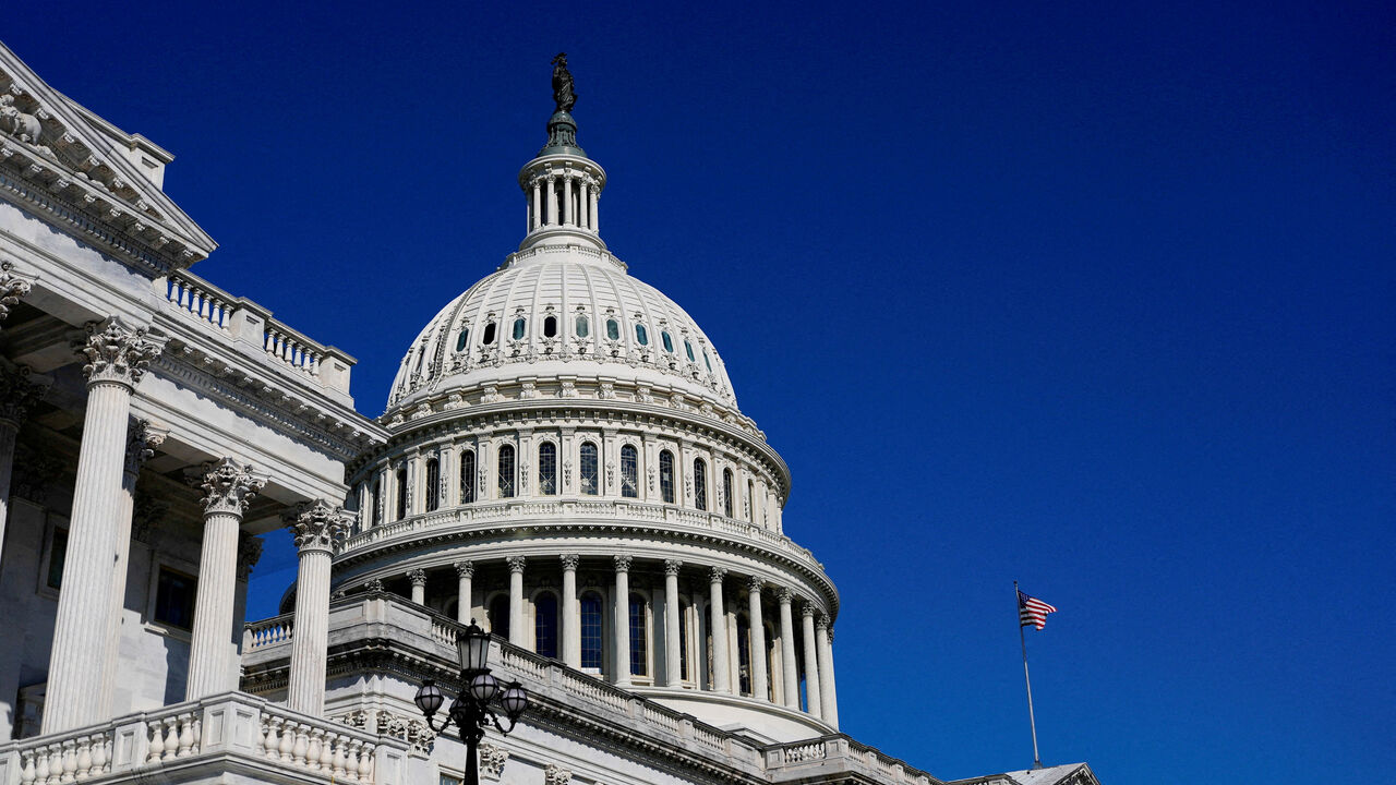 FILE PHOTO: A view of the dome of the U.S. Capitol building on Capitol Hill in Washington, D.C. U.S., September 19, 2025. REUTERS/Kent Nishimura/File Photo