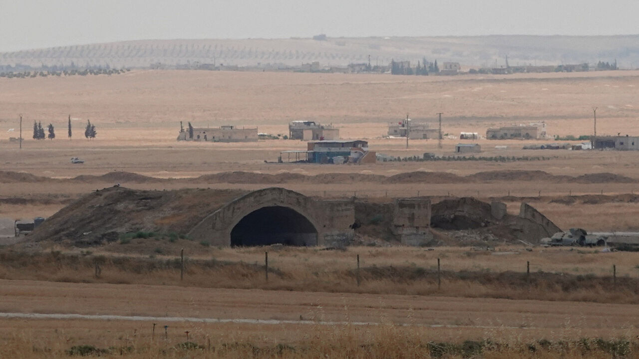 Abu al-Duhur airbase following strikes, Syria, August 18, 2026. REUTERS/Stringer