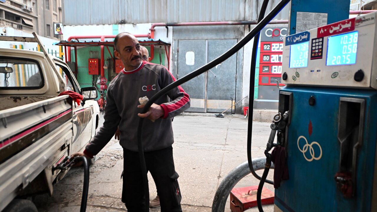 gas station in Cairo, Egypt