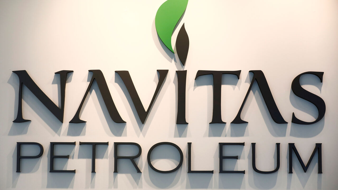 The logo of Israel's Navitas Petroleum is seen at their offices in Herzliya, Israel June 12, 2017. REUTERS/Amir Cohen
