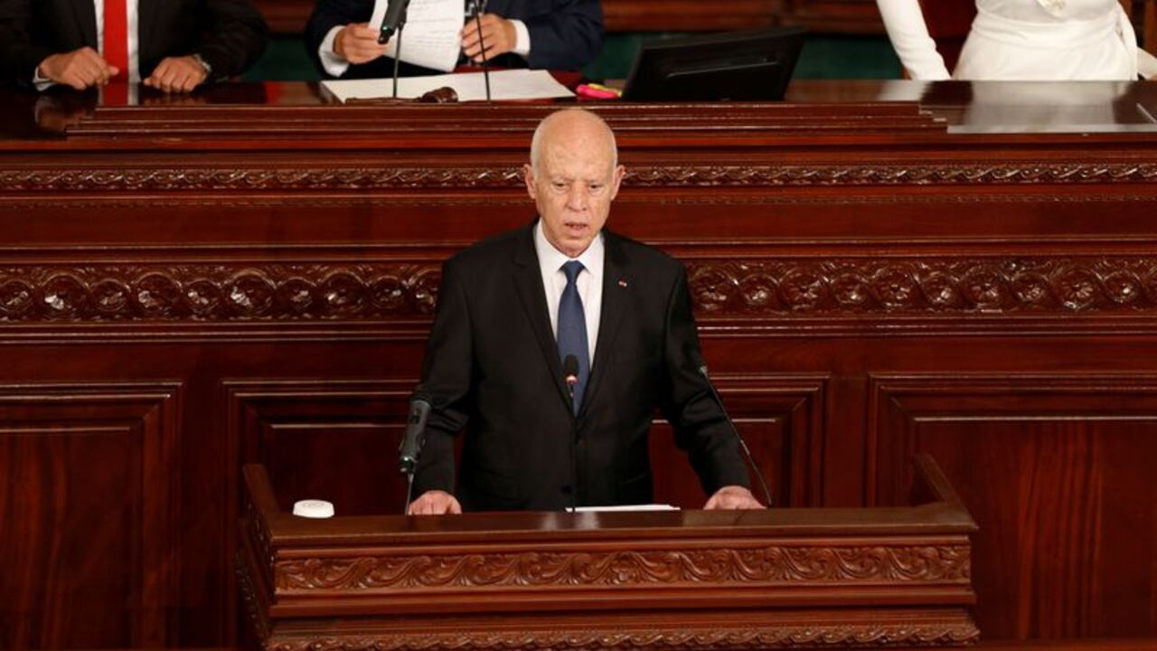 Tunisian president-elect Kais Saied swearing-in ceremony in Tunis