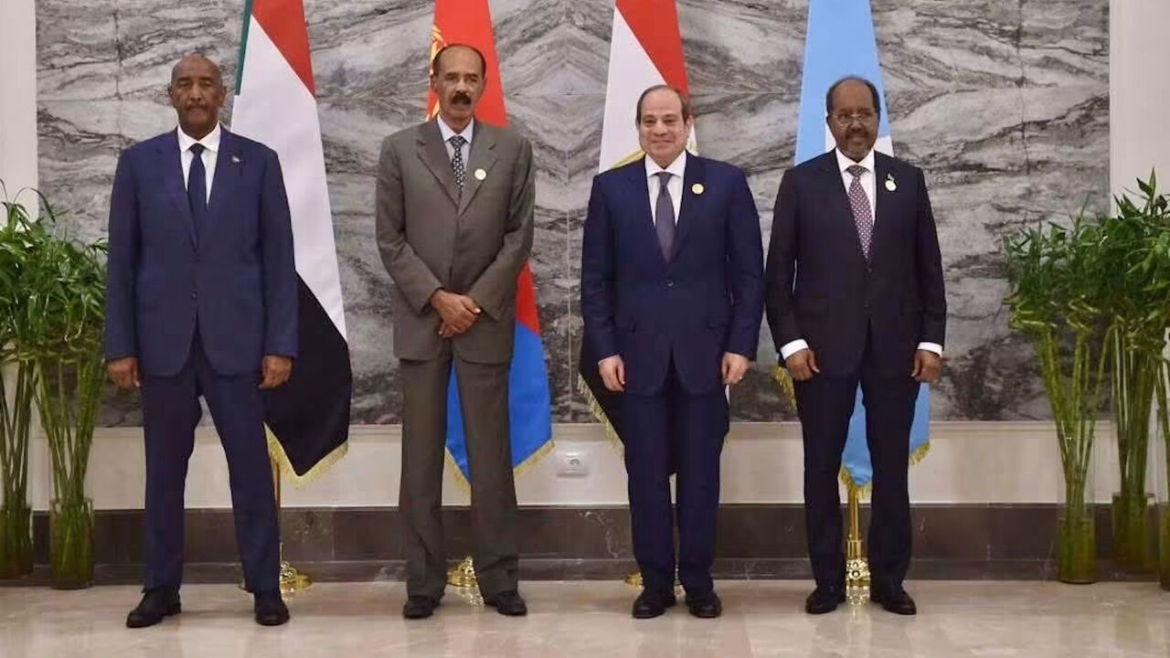 A quadrilateral summit was held on Oct. 4, 2026, attended by Egyptian President Abdel Fattah al‑Sisi, Eritrea President Isaias Afwerki, President of Somalia Hassan Sheikh Mohamud, and Chairman of the Transitional Sovereignty Council of Sudan Gen. Abdel Fattah al‑Burhan, in New El Alamein City, Egypt.