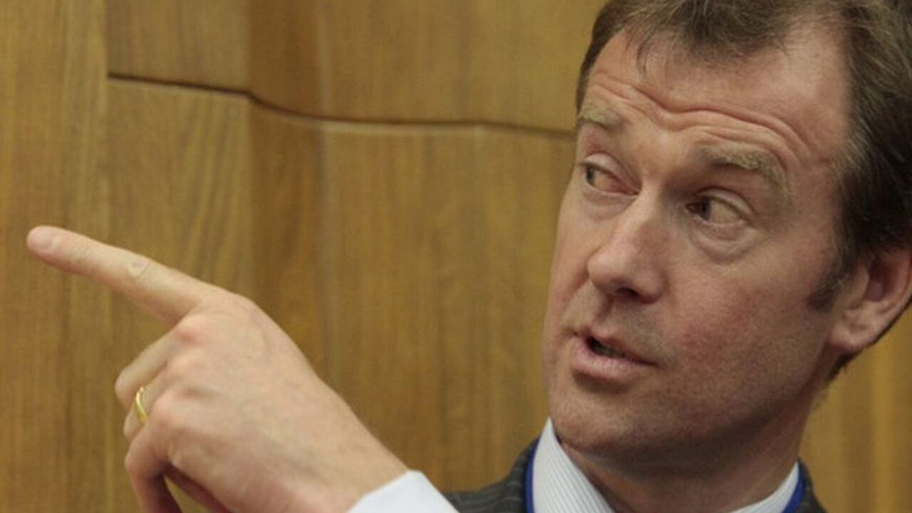 Mann, spokesman of European Union Foreign Policy Chief Ashton, gestures as he attends a meeting with the media in Moscow Michael Mann, spokesman of European Union Foreign Policy Chief Catherine Ashton, gestures as he attends a meeting with the media in Moscow, June 18, 2012. Talks on Iran's nuclear program on Monday were difficult and included a tense exchange of views, a European Union spokesman said. REUTERS/Sergei Karpukhin (RUSSIA - Tags: POLITICS ENERGY)