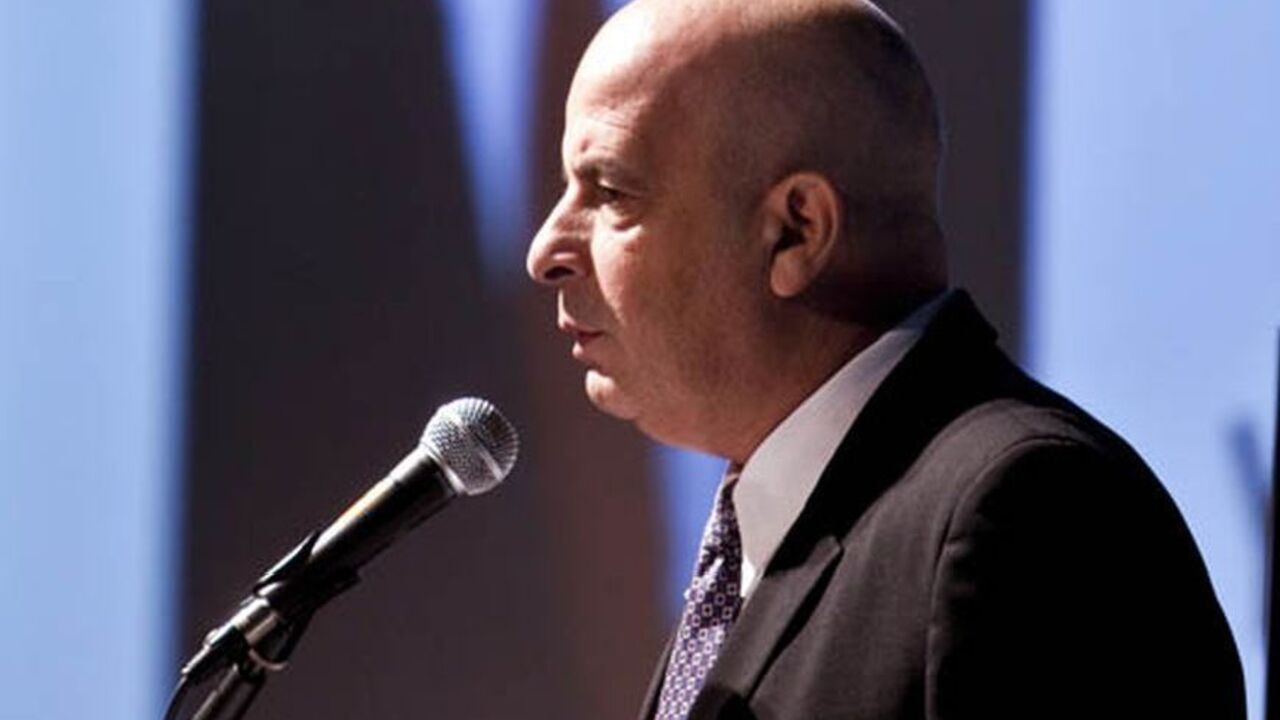 ISRAEL-SECURITY/ Yuval Diskin, Israel's domestic security chief, makes a public speech at a homeland security conference in Tel Aviv November 1, 2010. Diskin identified cyber technologies as an ascendant international security threat. REUTERS/Nir Elias (ISRAEL - Tags: POLITICS SCI TECH)