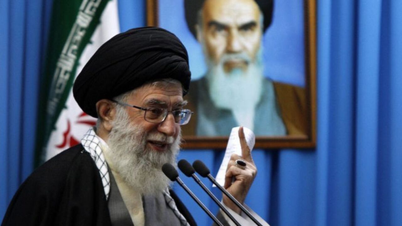 Iran's supreme leader Ayatollah Ali Khamenei speaks during Friday prayers at Tehran University Iran's supreme leader Ayatollah Ali Khamenei speaks during Friday prayers at Tehran University February 3, 2012. Ayatollah Ali Khamenei said on Friday the Islamic Republic would not yield to international pressure to abandon its nuclear course, threatening retaliation for sanctions aimed at Iran's oil exports. REUTERS/khamenei.ir/Handout (IRAN - Tags: POLITICS RELIGION TPX IMAGES OF THE DAY) FOR EDITORIAL USE ONLY. NOT FOR SALE FOR MARKETING OR ADVERTISING CAMPAIGNS. THIS IMAGE HAS BEEN SUPPLIED BY A THIRD