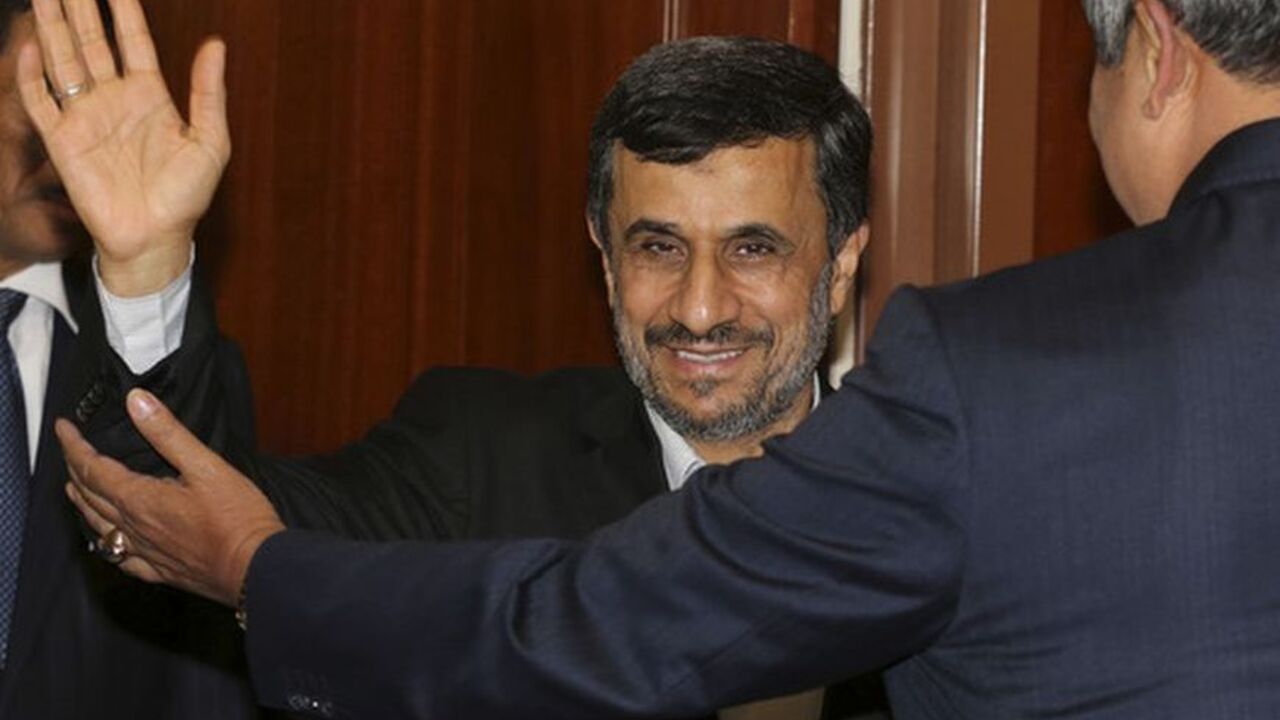Iranian President Mahmoud Ahmadinejad is greeted by his Indonesian counterpart Susilo Bambang Yudhoyono for a bilateral meeting in Nusa Dua, Bali Iranian President Mahmoud Ahmadinejad (L) is greeted by his Indonesian counterpart Susilo Bambang Yudhoyono for a bilateral meeting in Nusa Dua, Bali November 9, 2012. Ahmadinejad said on Thursday the age of nuclear deterrence was long gone and any country still stockpiling nuclear weapons was "mentally retarded". He again denied Iran was trying to develop nuclear weapons, a day after the re-election victory of U.S. President Barack Obama, for whom Tehran's disputed nuclear programme will be one of the thor