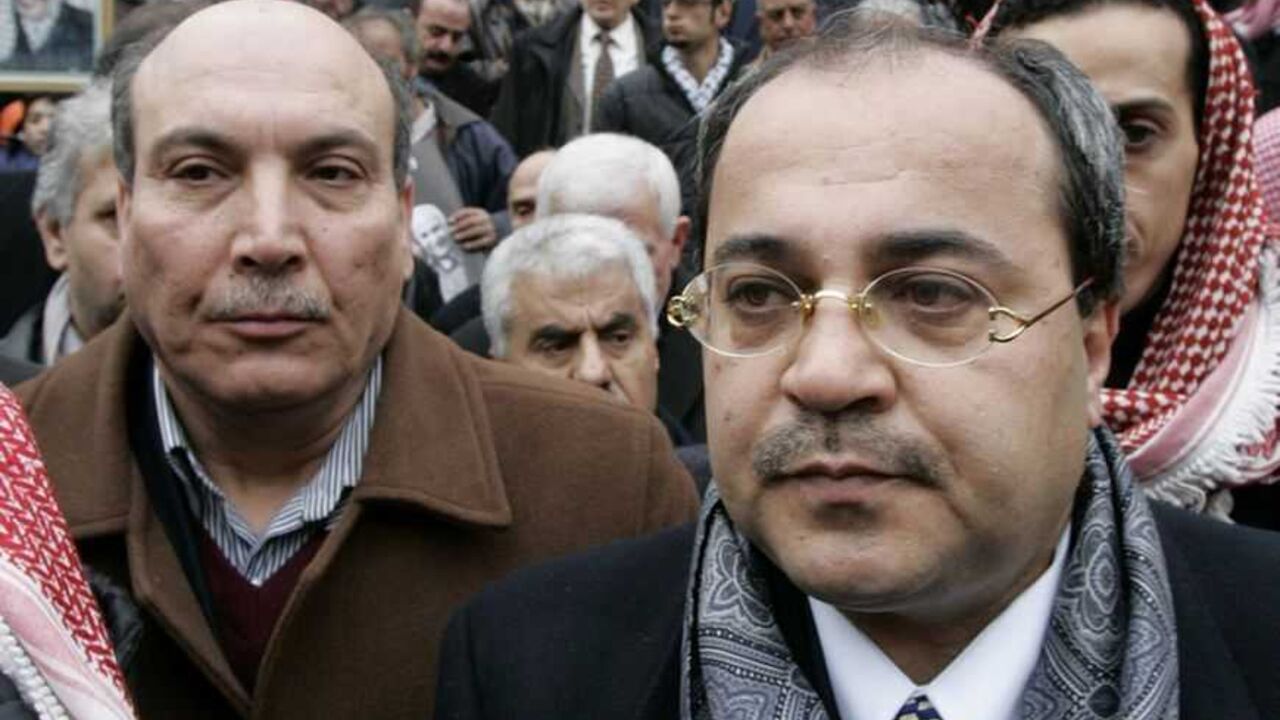 Ahmad Tibi, member of Knesset, the Israeli parliament, attends funeral of George Habash in Amman Ahmad Tibi (R), member of Knesset, the Israeli parliament, attends the funeral of George Habash, founder of the radical Popular Front for the Liberation of Palestine (PFLP) in Amman January 28, 2008. REUTERS/Muhammad Hamed (JORDAN)