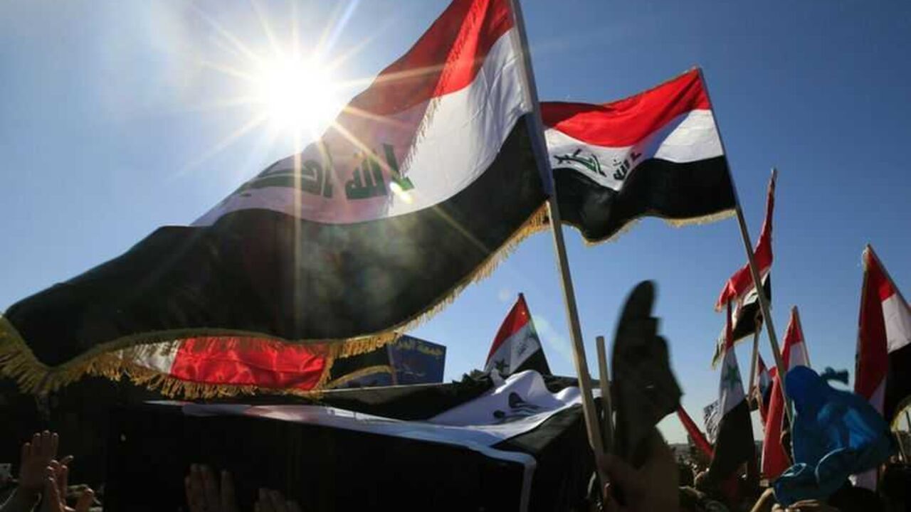 Iraqi Sunni Muslims carry a mock coffin during an anti-government demonstration in Falluja Iraqi Sunni Muslims carry a mock coffin during an anti-government demonstration in Falluja, 50 km (30 miles) west of Baghdad, December 28, 2012. Tens of thousands of protesters from Iraq's Sunni Muslim minority poured onto the streets after Friday prayers in a show of force against Shi'ite Prime Minister Nuri al-Maliki, keeping up a week-old blockade of a highway. Around 60,000 people blocked the main road through the city of Falluja, setting fire to the Iranian flag and shouting "out, out Iran! Baghdad sta