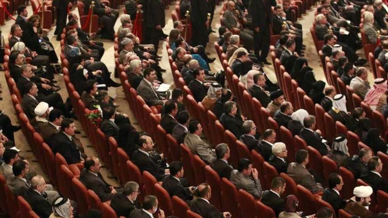 Members of the new Iraqi Parliament attend a session at the Parliament headquarters in Baghdad Members of the new Iraqi Parliament attend a session at the Parliament headquarters in Baghdad, November 11, 2010. Iraq's fractious politicians have agreed to return Shi'ite Nuri al-Maliki as prime minister, ending an eight-month deadlock that raised fears of renewed sectarian war, but leaving some Sunnis sceptical he can forge national unity. The pact on top government posts brings together Shi'ites, Sunnis and Kurds in a power-sharing arrangement similar to the last Iraqi government and could help prevent