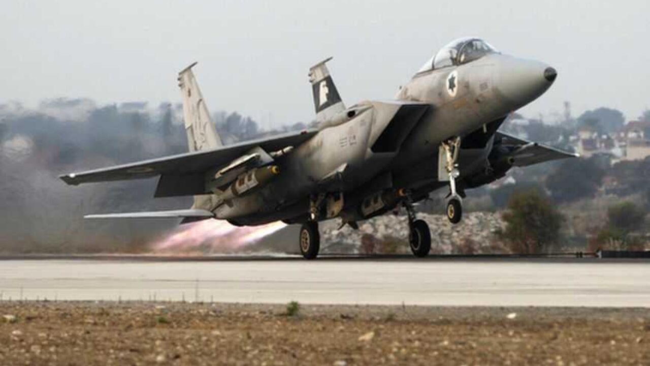 An Israeli air force F15-E fighter jet takes off for a mission over the Gaza Strip, from the Tel Nof air base in central Israel An Israeli air force F15-E fighter jet takes off for a mission over the Gaza Strip, from the Tel Nof air base in central Israel November 19, 2012. Israel bombed dozens of targets in Gaza on Monday and said that while it was prepared to step up its offensive by sending in troops, it preferred a diplomatic solution that would end Palestinian rocket fire from the enclave. REUTERS/Baz Ratner (ISRAEL - Tags: CIVIL UNREST POLITICS MILITARY) - RTR3AMGC