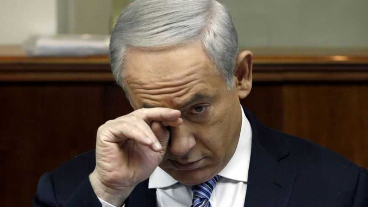 Israel's Prime Minister Netanyahu attends the weekly cabinet meeting in Jerusalem Israel's Prime Minister Benjamin Netanyahu attends the weekly cabinet meeting in Jerusalem March 3, 2013. More than a month after Israel's election, Netanyahu is still without a new coalition, his hopes of enlisting traditionally loyal cabinet partners - ultra-Orthodox factions - challenged by a pact between an odd political couple. REUTERS/Gali Tibbon/Pool (JERUSALEM - Tags: POLITICS) - RTR3EII7
