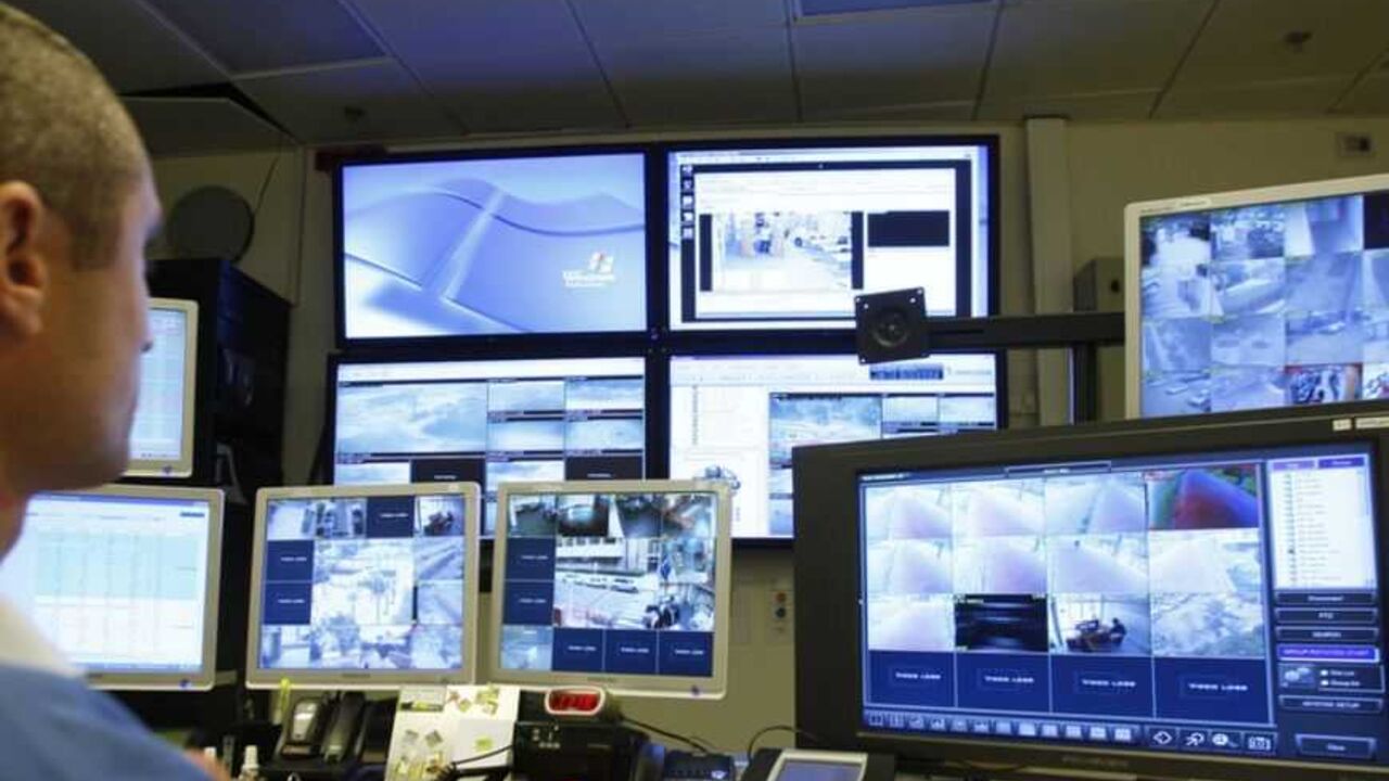 To match Reuters Life!SECURITY-CCTV Aviram Yaacov, computer systems coordinator at Ben Gurion University's security department, uses BriefCam's video synopsis programme at the university in the southern city of Beersheba January 16, 2011. As the world becomes increasingly saturated with closed circuit television (CCTV) cameras, security experts say offenders can easily slip away simply because no one had the time to find the incriminating footage. Israeli company BriefCam hopes to change that with a new computer programme, called video synops