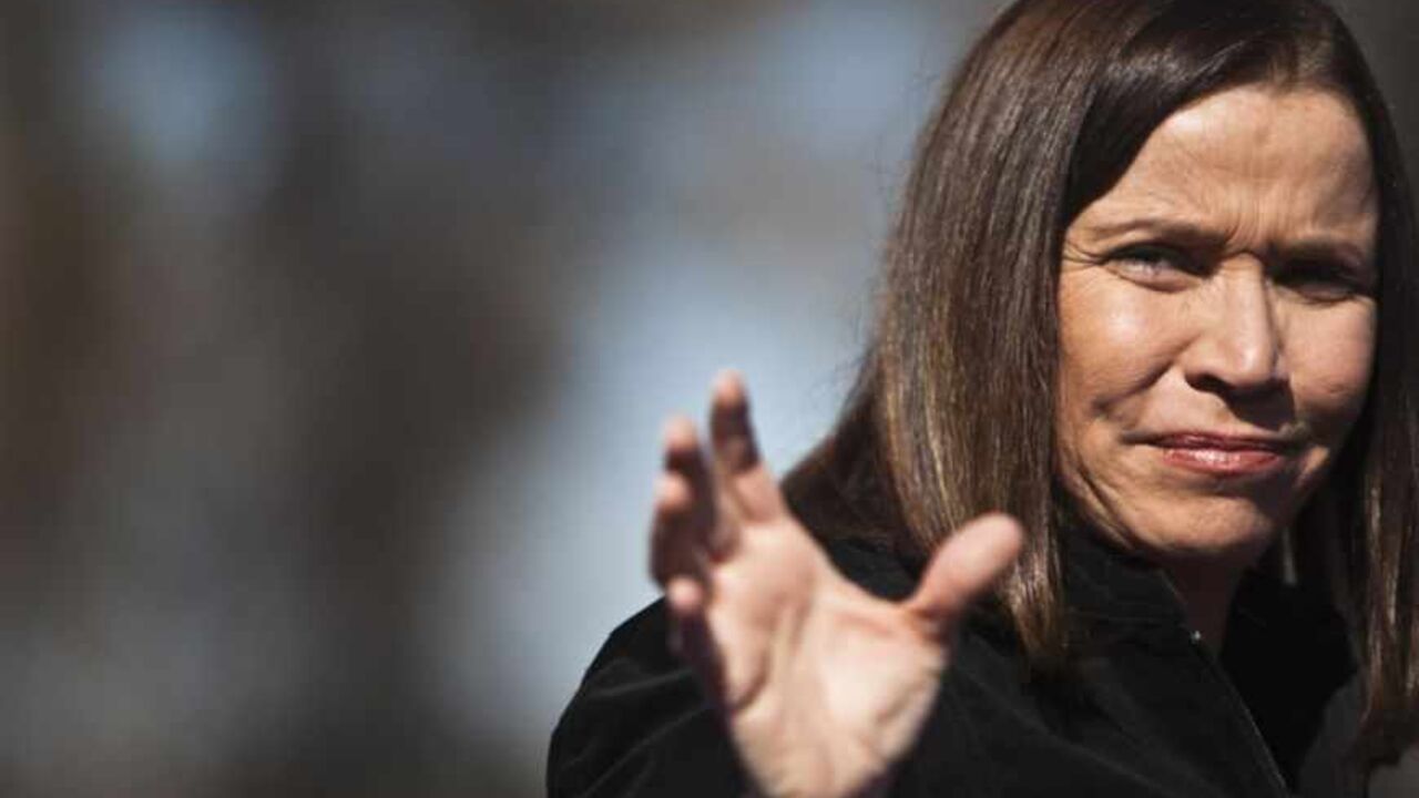 Labour party leader Shelly Yachimovich gestures during a ceremony for Tu Bishvat, the Jewish arbor day, in Ben-Shemen forest, near the Israeli town of Modiin between Tel Aviv and Jerusalem January 20, 2013. Opinion polls have shown Labour, which ruled Israel for decades but now holds only eight seats in parliament, bouncing back to second place behind Likud under new leader Yachimovich. REUTERS/ Nir Elias (ISRAEL - Tags: POLITICS ELECTIONS) - RTR3COPJ