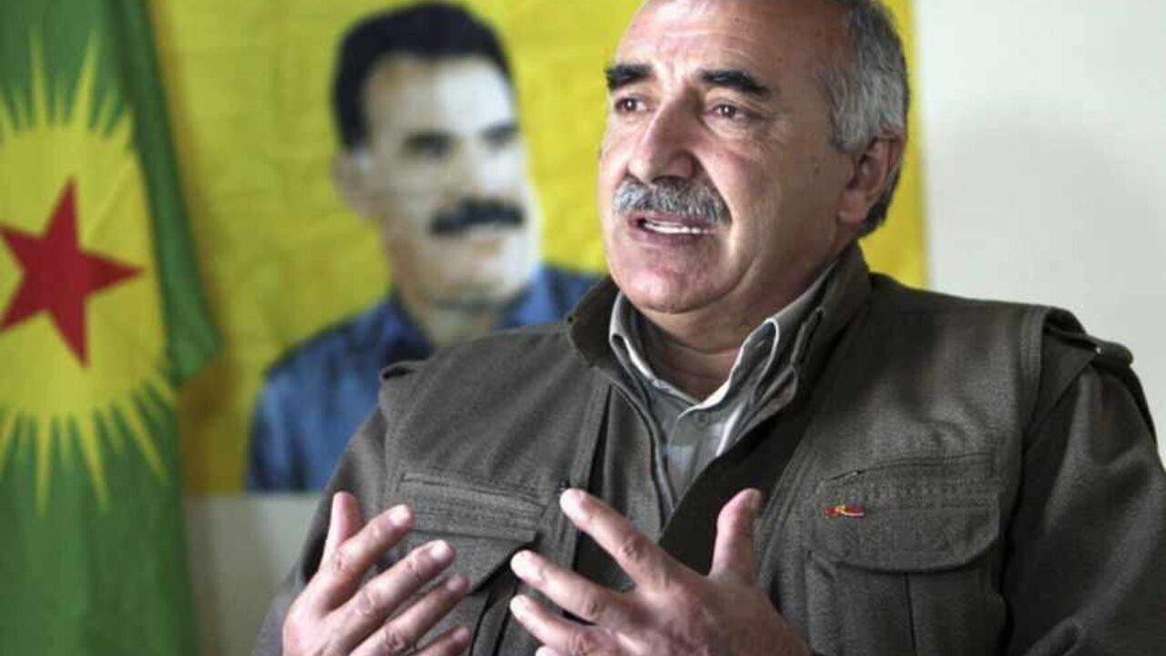 Karayilan, acting military commander of the PKK, speaks during an interview with Reuters at the Qandil mountains in Sulaimaniya Murat Karayilan, acting military commander of the Kurdistan Workers Party (PKK), speaks during an interview with Reuters at the Qandil mountains near the Iraq-Turkish border in Sulaimaniya, 330 km (205 miles) northeast of Baghdad March 24, 2013. Shattered stone houses recall Turkish air strikes on Kurdish rebels holed up in the Qandil mountains of northern Iraq. Life is harsh amid the snowcapped peaks, supplies are sparse and armed forays across into Turkey perilous in the extreme. Yet rebel chief Abdullah