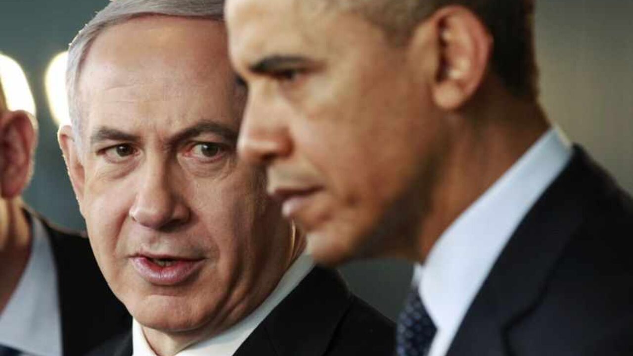U.S. President Obama and Israeli PM Netanyahu tour a technology expo at the Israel Museum in Jerusalem U.S. President Barack Obama and Israeli Prime Minister Benjamin Netanyahu (L) tour a technology expo at the Israel Museum in Jerusalem March 21, 2013. REUTERS/Jason Reed (JERUSALEM - Tags: POLITICS SCIENCE TECHNOLOGY) - RTR3F9EE