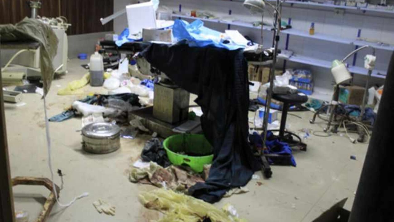 A view of a makeshift hospital which was used by the Free Syrian Army fighters in Qusair A view of a makeshift hospital which was used by the Free Syrian Army fighters in Qusair June 6, 2013, a day after the Syrian army took control of the town from rebel fighters. Syrian troops and Lebanese Hezbollah fighters pushed toward villages near Qusair on Thursday, a day after driving rebels from the border town shattered in weeks of combat. Insurgents seeking to overthrow Syrian President Bashar al-Assad were putting up a fierce fight around the villages of Debaa and Buwayda as their opponents attacke