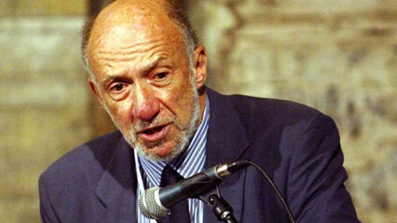 TURKEY WTI US Prof. Richard Falk addresses the participants during the Istanbul session of The World Tribunal on Iraq. U.S. Professor Richard Falk, UNESCO peace prize holder and Professor of International Law, addresses the participants during the Istanbul session of The World Tribunal on Iraq June 24, 2005. The World Tribunal on Iraq is a worldwide initiative that works together in a non-hierarchical system as a horizontal network of local groups worldwide. The project consists of commissions of inquiry and sessions