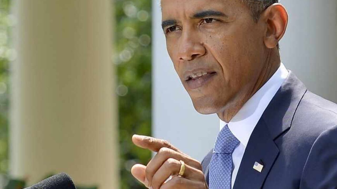 U.S. President Barack Obama makes remarks on the situation in Syria, in Washington U.S. President Barack Obama makes remarks on the situation in Syria, at the Rose Garden of the White House in Washington August 31, 2013. Obama said on Saturday he had decided the United States should strike Syrian government targets in response to a deadly chemical weapons attack, but said he would seek a congressional vote for any military action. REUTERS/Mike Theiler (UNITED STATES - Tags: CIVIL UNREST POLITICS HEADSHOT) - RTX1330F