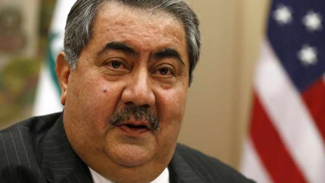 USA-IRAQ/ Iraqi Foreign Minister Hoshyar Zebari speaks at the Diplomatic and Political Joint Coordinating Committee meeting hosted by U.S. Secretary of State John Kerry at the State Department in Washington August 15, 2013. REUTERS/Kevin Lamarque (UNITED STATES - Tags: POLITICS) - RTX12MHG