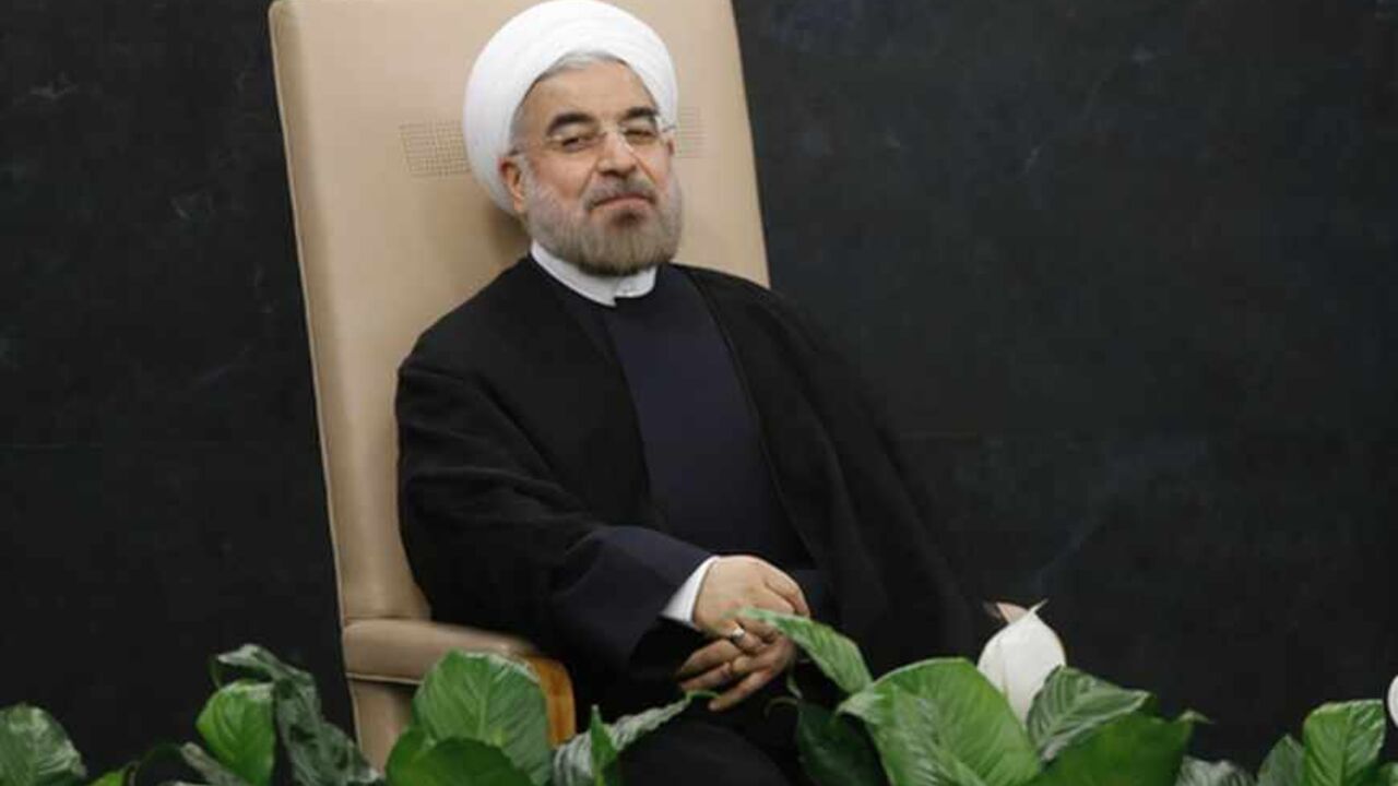 Iran's President Rouhani waits to address the 68th United Nations General Assembly in New York Iran's President Hassan Rouhani waits to address the 68th United Nations General Assembly at UN headquarters in New York, September 24, 2013 REUTERS/Ray Stubblebine (UNITED STATES - Tags: POLITICS) - RTX13YBM