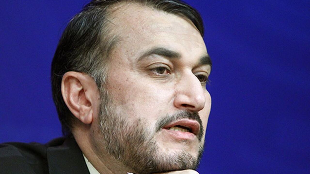 SYRIA-CRISIS/IRAN Iran's Deputy Foreign Minister Hossein Amir-Abdollahian speaks during a news conference in Moscow December 18, 2012. Iran does not believe Syrian President Bashar al-Assad and his government are about to fall, Amir-Abdollahian said on Tuesday. REUTERS/Maxim Shemetov (RUSSIA - Tags: POLITICS CIVIL UNREST HEADSHOT) - RTR3BPMT