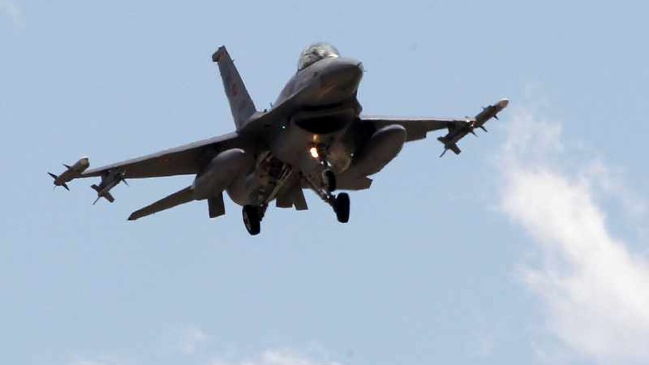 A Turkish F-16 fighter jet approaches the tarmac of Incirlik airbase in the southern Turkish city of Adana A Turkish F-16 fighter jet approaches the tarmac of Incirlik airbase in the southern Turkish city of Adana July 3, 2012. Turkey's armed forces command said on Tuesday it had scrambled F-16 fighter jets for a third consecutive day on Monday after Syrian transport helicopters were spotted flying near to the Turkey-Syrian border, but there was no violation of Turkish airspace. It said in a statement a total of six jets, four from a base in Incirlik in the south and two from Batman in eastern Turkey were scramb