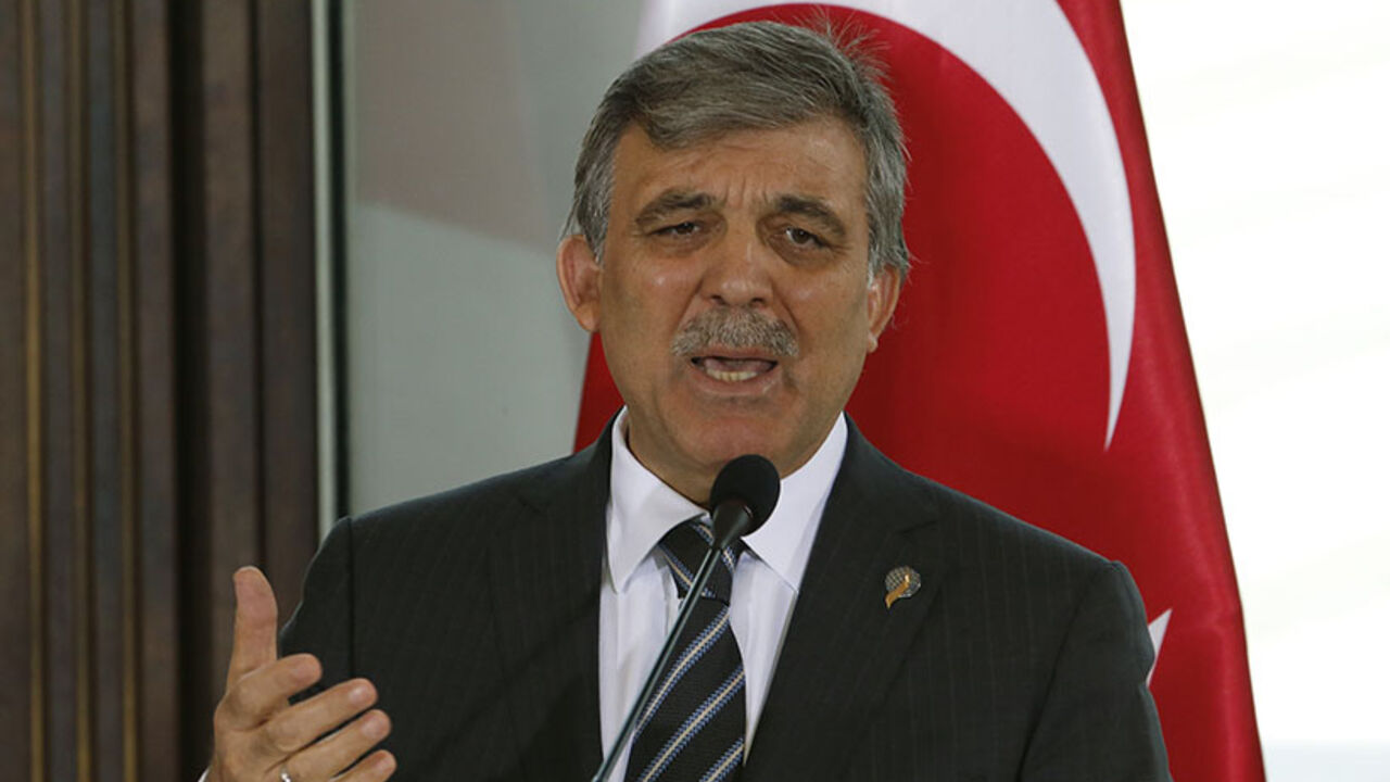Turkey's President Abdullah Gul speaks during a news conference at the 2014 Tbilisi Summit Turkey's President Abdullah Gul speaks during a news conference at the 2014 Tbilisi Summit May 6, 2014. REUTERS/David Mdzinarishvili (GEORGIA - Tags: POLITICS) - RTR3NZ3U