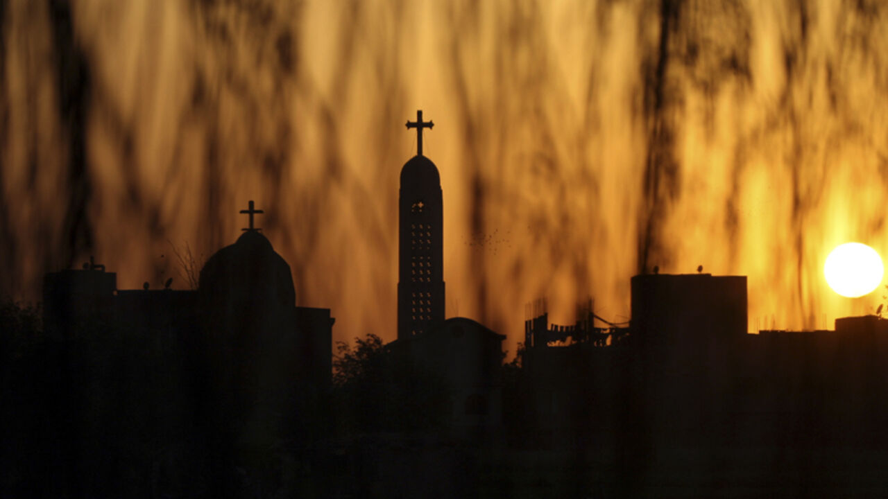 The Coptic Orthodox Virgin Mary church is seen during sunset ahead of Coptic Orthodox Easter in Cairo The Coptic Orthodox Virgin Mary church is seen during sunset ahead of Coptic Orthodox Easter in Cairo April 18, 2009. REUTERS/Tarek Mostafa (EGYPT RELIGION) - RTXE4C5